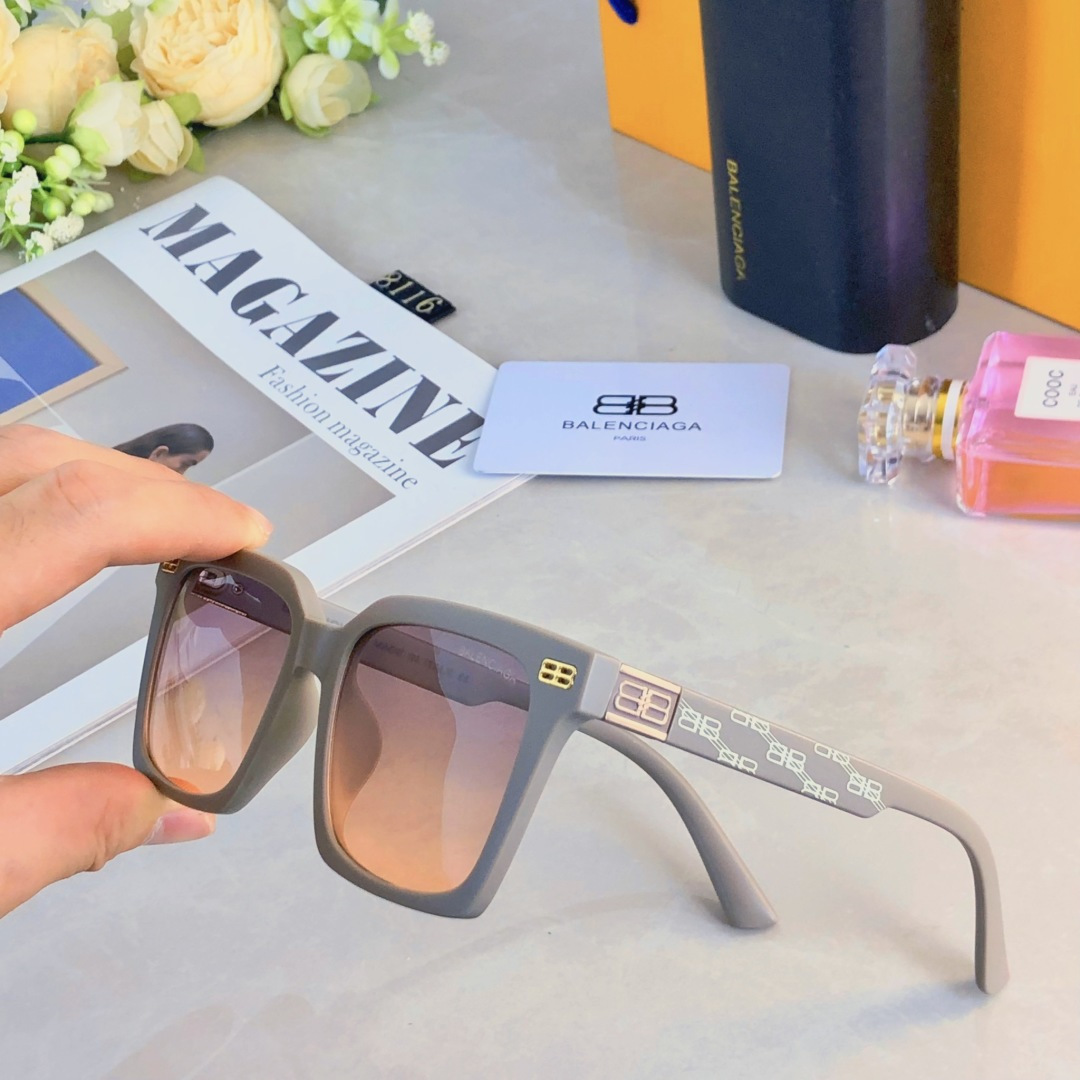 。。Balenciag*欧美墨镜ins小方框个性网红时尚百搭防紫外太阳镜