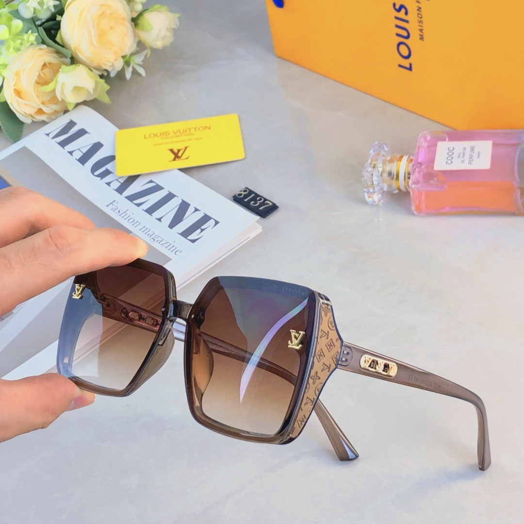 。。Louis vuitto*2025新款大框墨镜轻奢气质百搭防紫外线防晒显瘦太阳眼镜