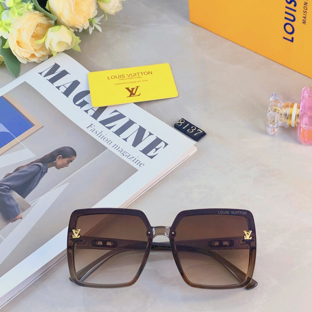 。。Louis vuitto*2025新款大框墨镜轻奢气质百搭防紫外线防晒显瘦太阳眼镜