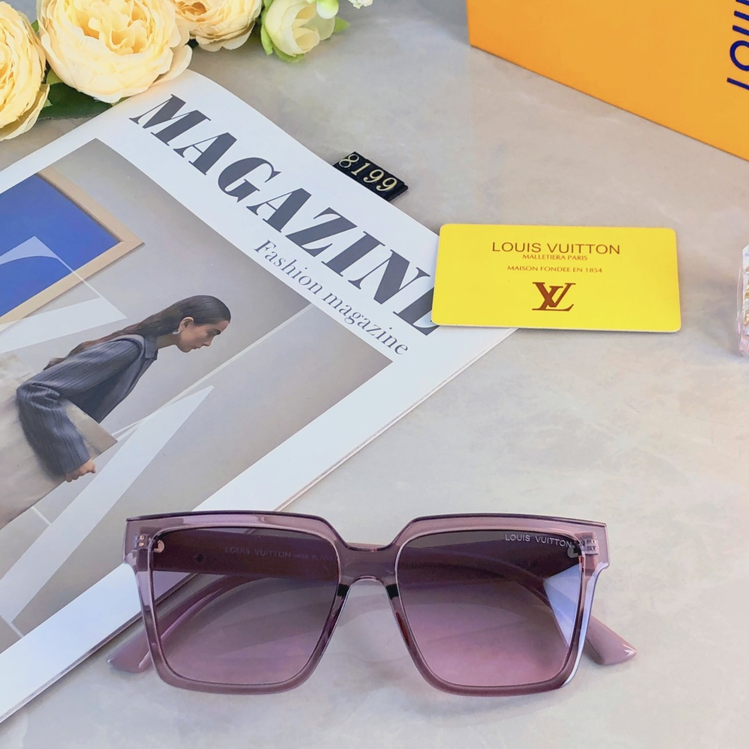 。。Louis vuitto*新款复古猫眼时髦潮搭高级感遮阳墨镜港风个性街拍防紫外线太阳镜