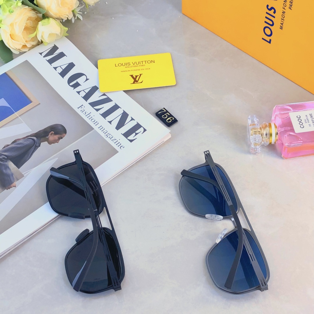 。。Louis Vuitto*2025新款超轻高清尼龙太阳镜高级感适合大脸墨镜女防晒防紫外线