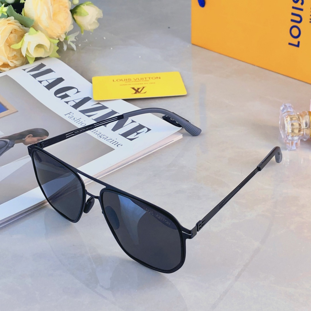。。Louis Vuitto*2025新款超轻高清尼龙太阳镜高级感适合大脸墨镜女防晒防紫外线