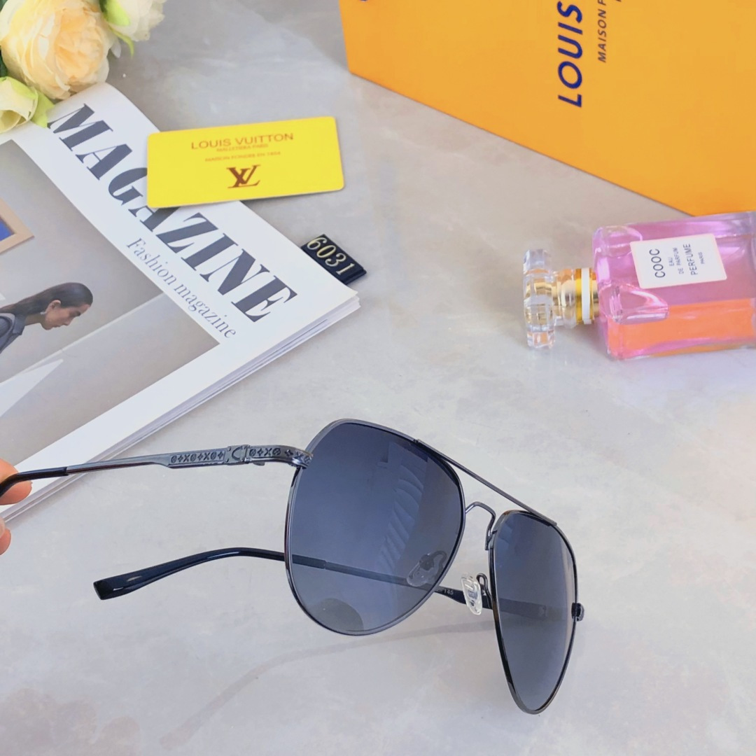。。Louis vuitto*新款欧美爆款金属双梁时尚大框墨镜女士百搭防紫外线遮阳复古