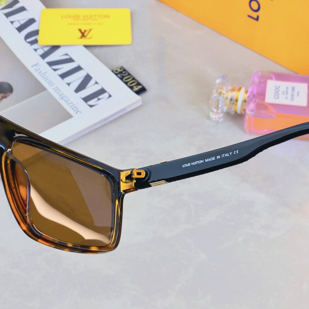 。。Louis vuitto*2025款偏光太阳镜时尚方框墨镜户外高级感驾驶眼镜