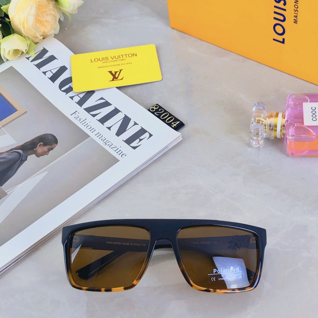 。。Louis vuitto*2025款偏光太阳镜时尚方框墨镜户外高级感驾驶眼镜