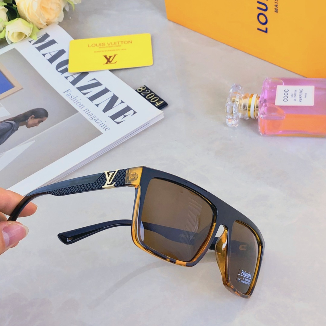 。。Louis vuitto*2025款偏光太阳镜时尚方框墨镜户外高级感驾驶眼镜