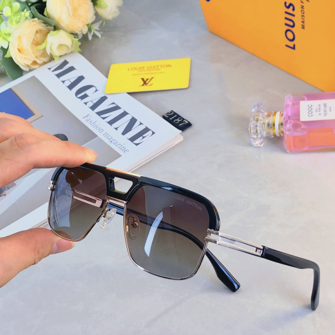 。。Louis vuitto*2025新款超轻高清尼龙太阳镜高级感适合大脸墨镜防晒防紫外线