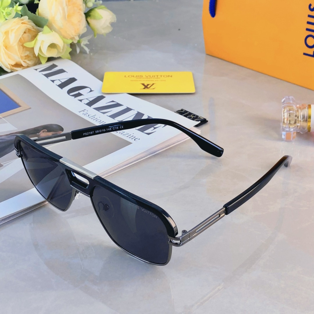 。。Louis vuitto*2025新款超轻高清尼龙太阳镜高级感适合大脸墨镜防晒防紫外线