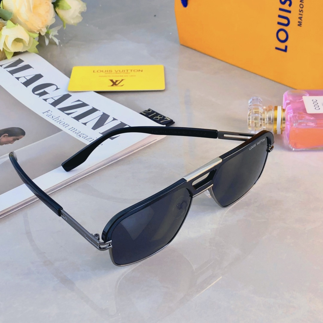 。。Louis vuitto*2025新款超轻高清尼龙太阳镜高级感适合大脸墨镜防晒防紫外线