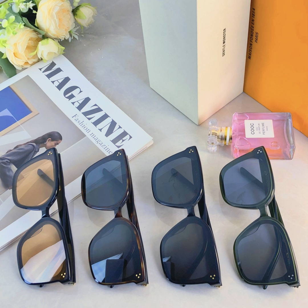 。。gm墨镜女潮高级感ins大方框圆脸显瘦防晒太阳镜男款开车眼镜