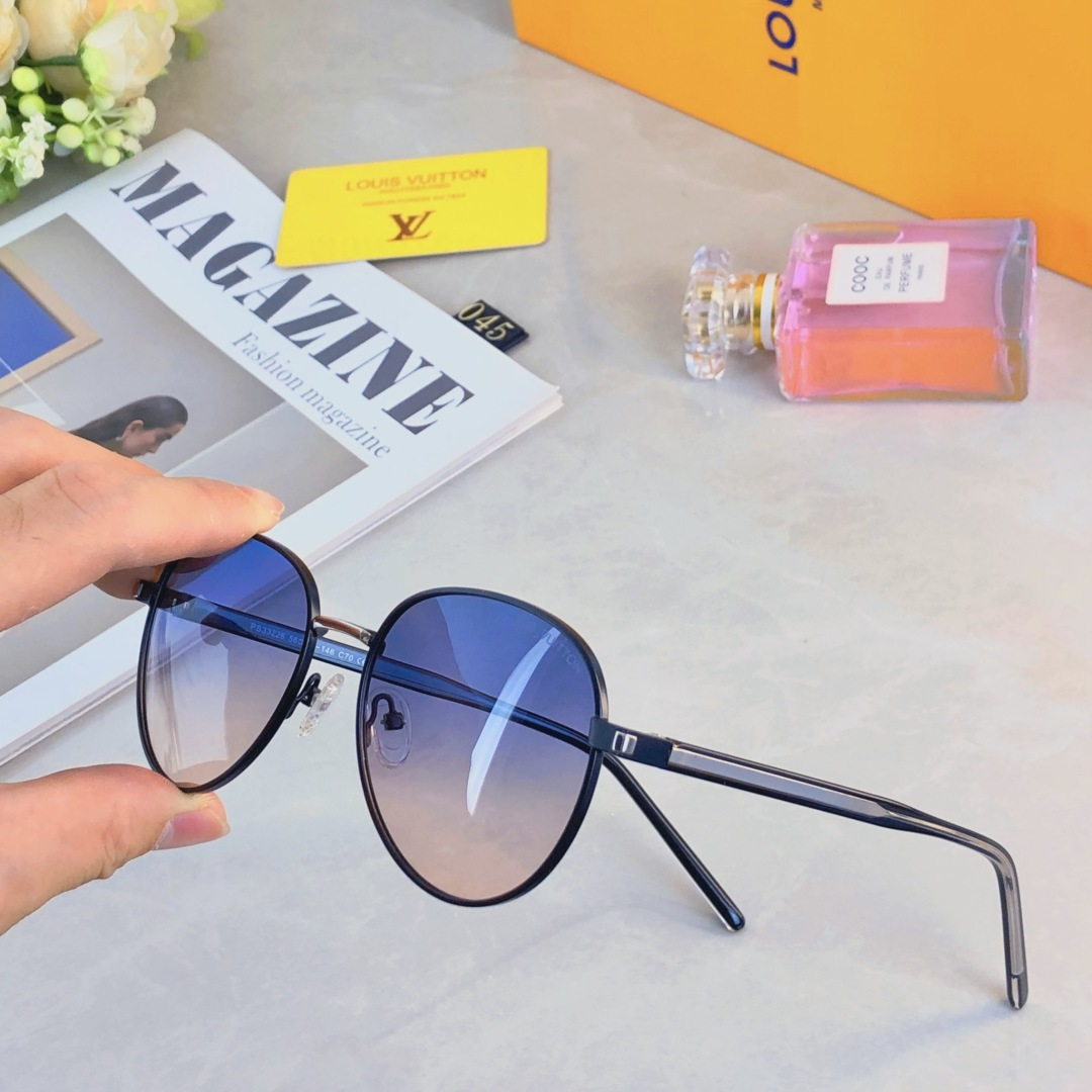 。。Louis vuitto*新款时尚百搭小圆框轻奢板材太阳镜欧美爆款潮男女墨镜
