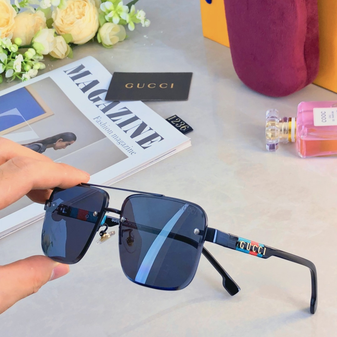 NO:376604,Gucc* retro handsome men's double beam metal sunglasses high-end business style UV400 sun protection and ultraviolet sunglasses glasses sunglasses, glasses, gucci19860909Gucc*复古痞帅男士双梁金属墨镜高端商务风格UV400防晒防紫外线太阳镜眼镜墨镜太阳镜,眼镜,gucci,glasses