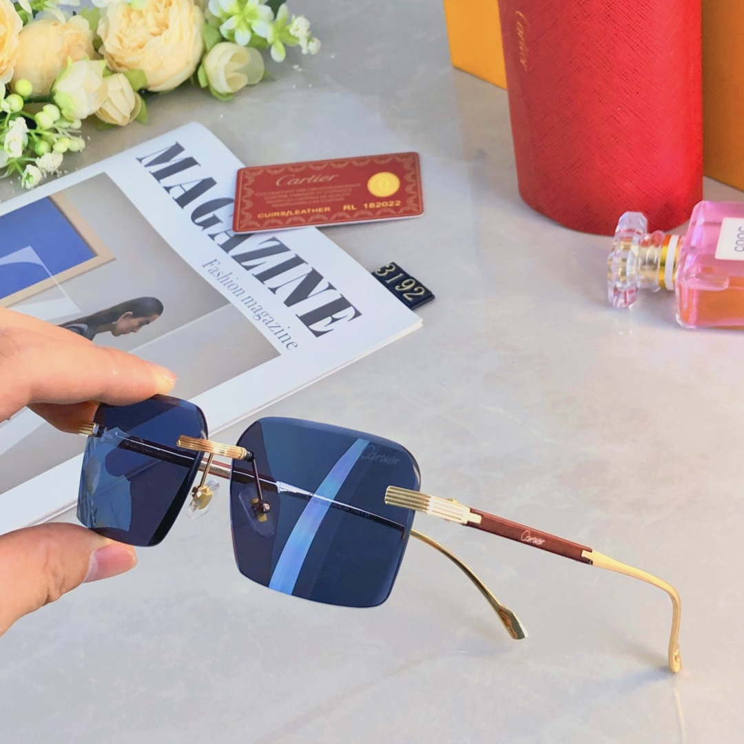 NO:376608,Cartie* frameless sunglasses cut-edged square small frame glasses European and American style fashion retro temperament fashionable sun protection sunglasses sunglasses sunglasses, glasses, cartier19860909Cartie*无框太阳镜切边方形小框眼镜欧美风时尚复古气质时髦防晒墨镜眼镜墨镜太阳镜,眼镜,cartier,glasses