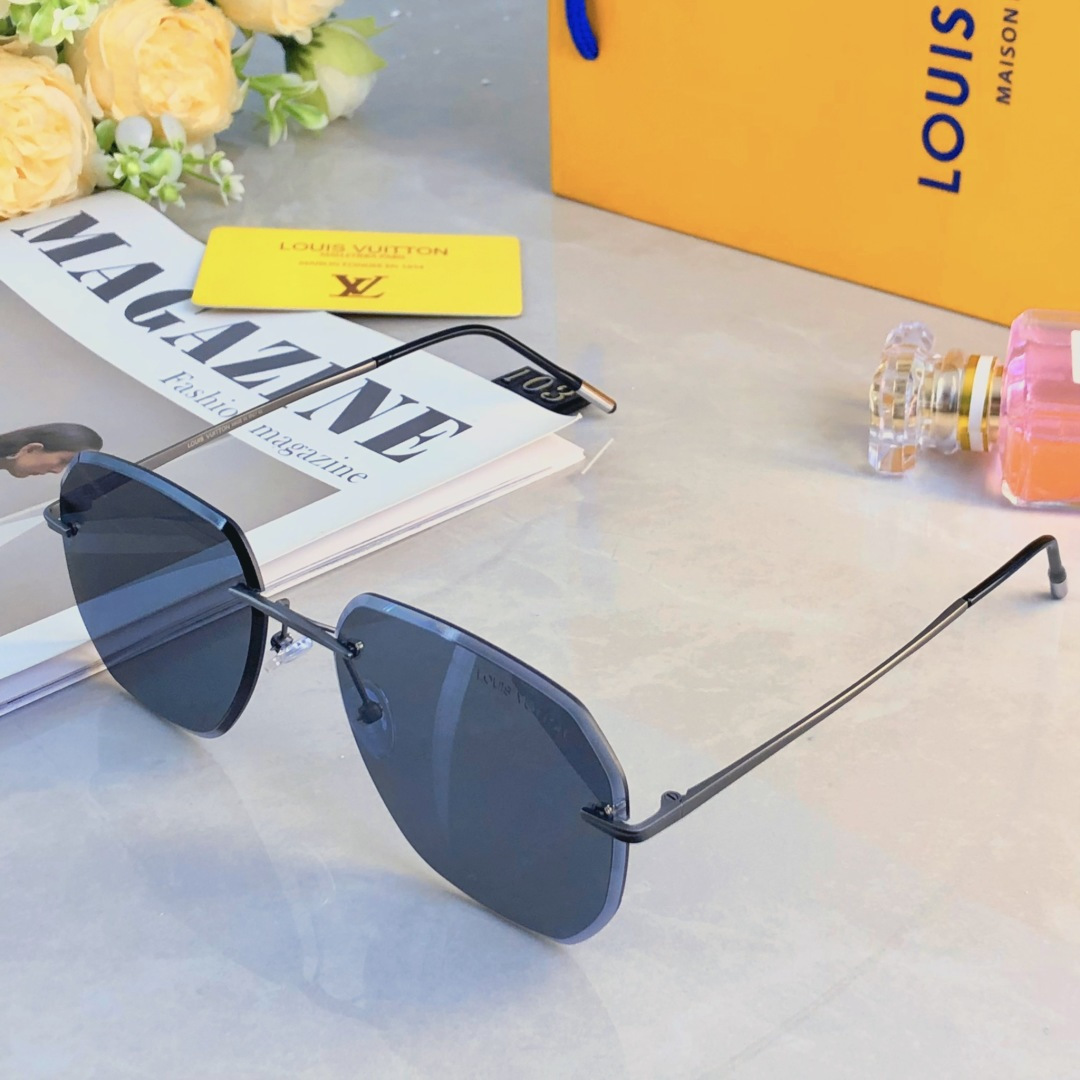 。。Louis vuitto*高清尼龙镜片/轻奢金属休闲潮流墨镜女太阳镜男遮阳防晒