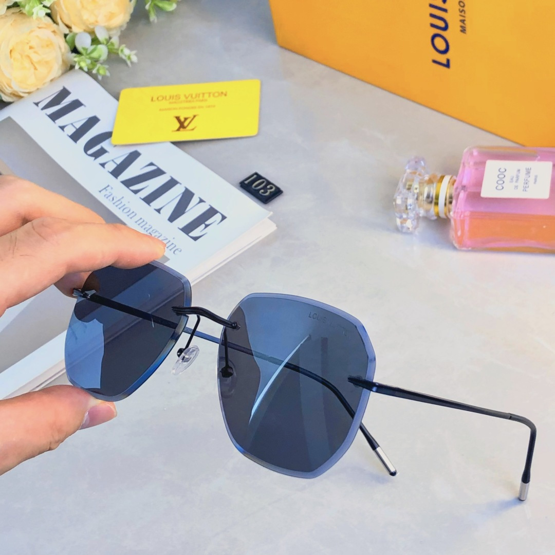 。。Louis vuitto*高清尼龙镜片/轻奢金属休闲潮流墨镜女太阳镜男遮阳防晒