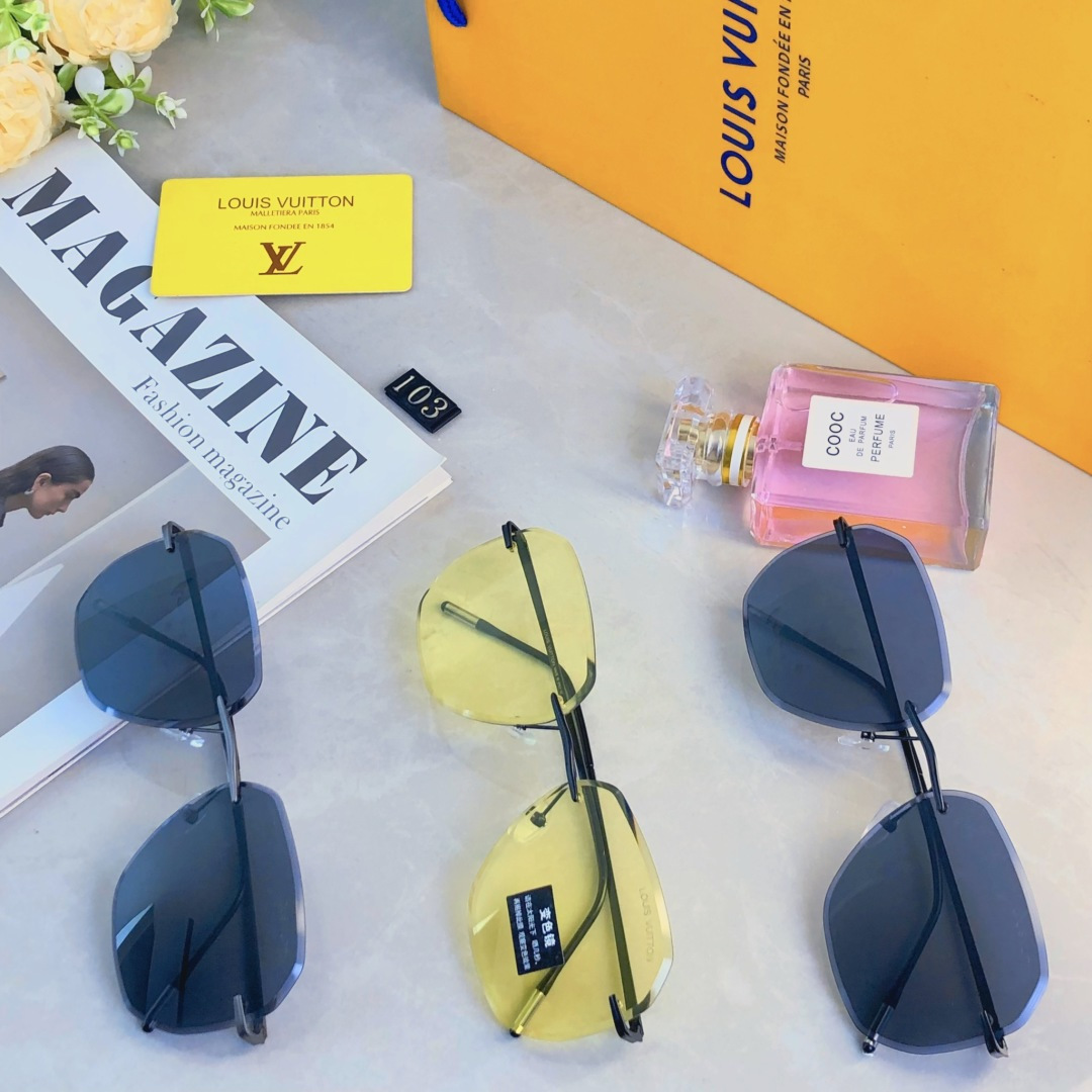 。。Louis vuitto*高清尼龙镜片/轻奢金属休闲潮流墨镜女太阳镜男遮阳防晒