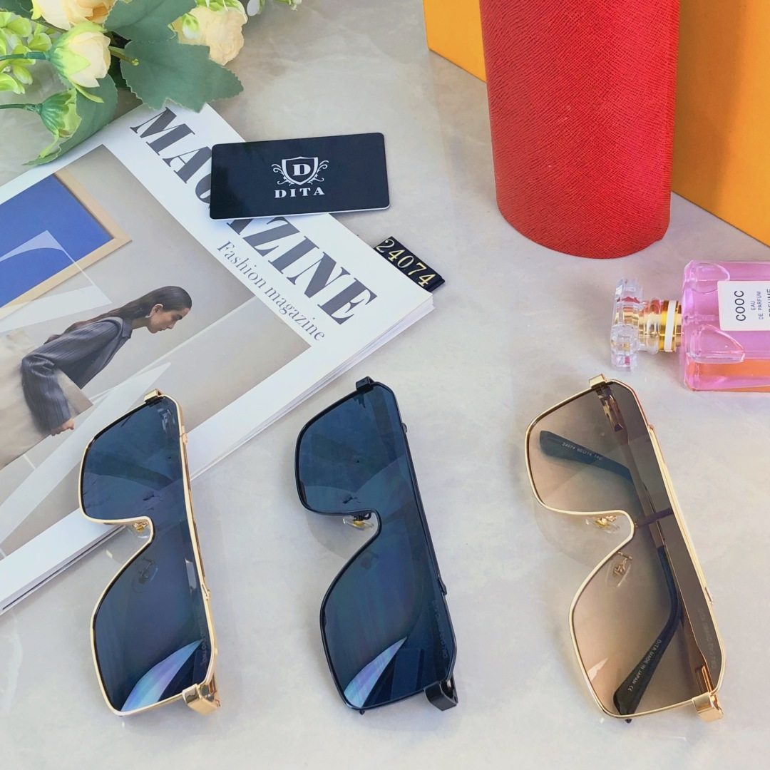 。。Dit*新款大框男女太阳镜 方框驾驶出游度假太阳镜 时尚休闲墨镜