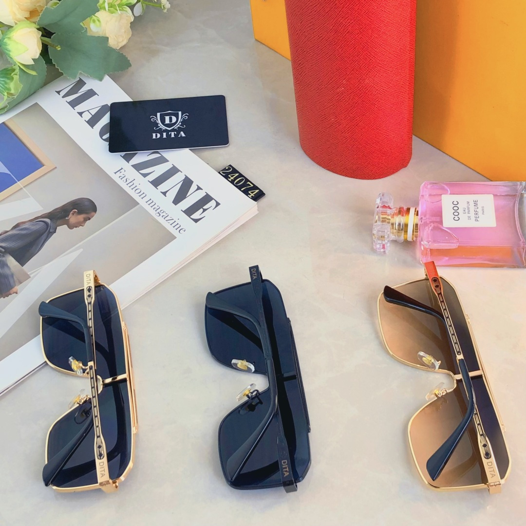 。。Dit*新款大框男女太阳镜 方框驾驶出游度假太阳镜 时尚休闲墨镜