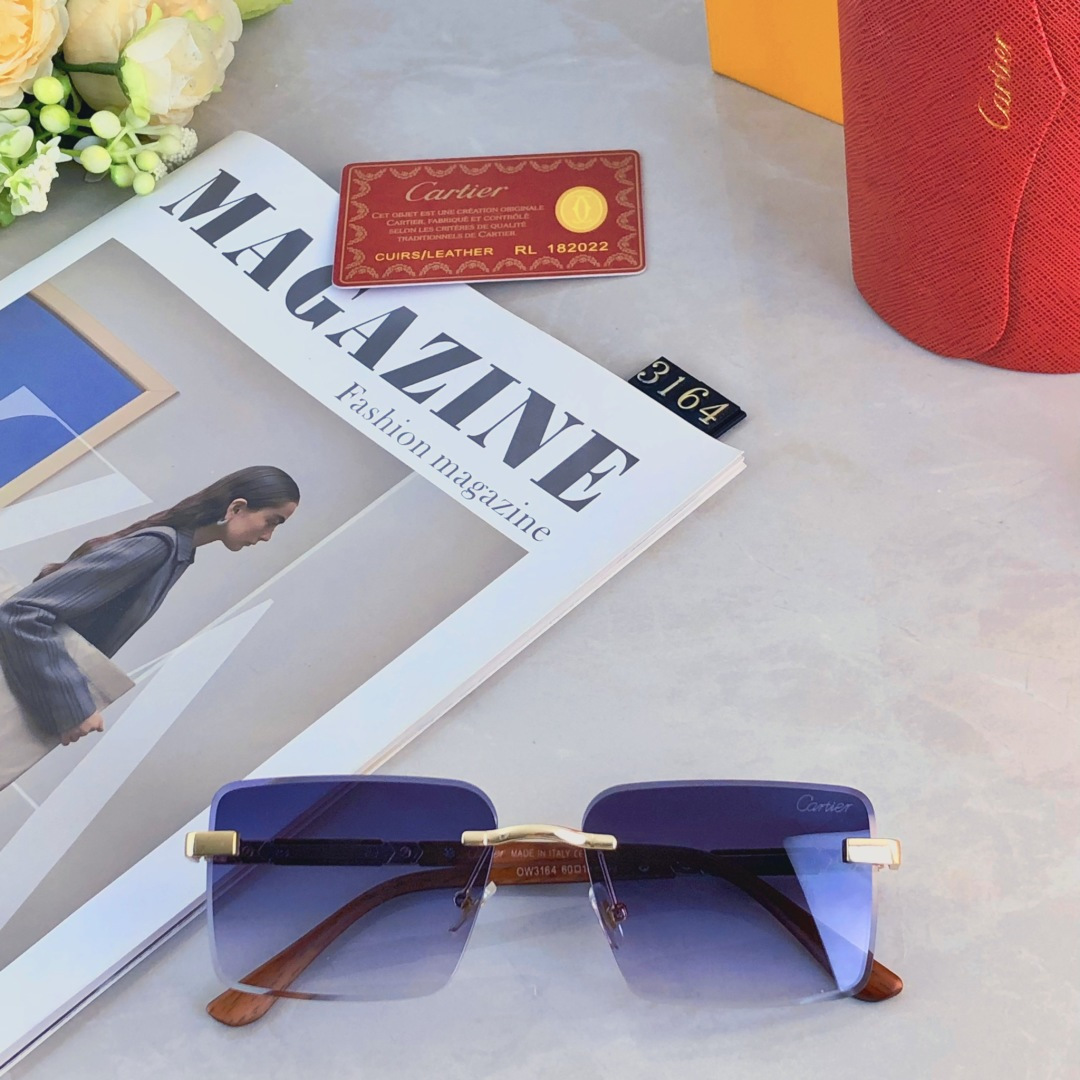 。。Cartie*韩版网红墨镜女ins潮流时尚方框大脸显瘦太阳镜夏季眼镜男士海边