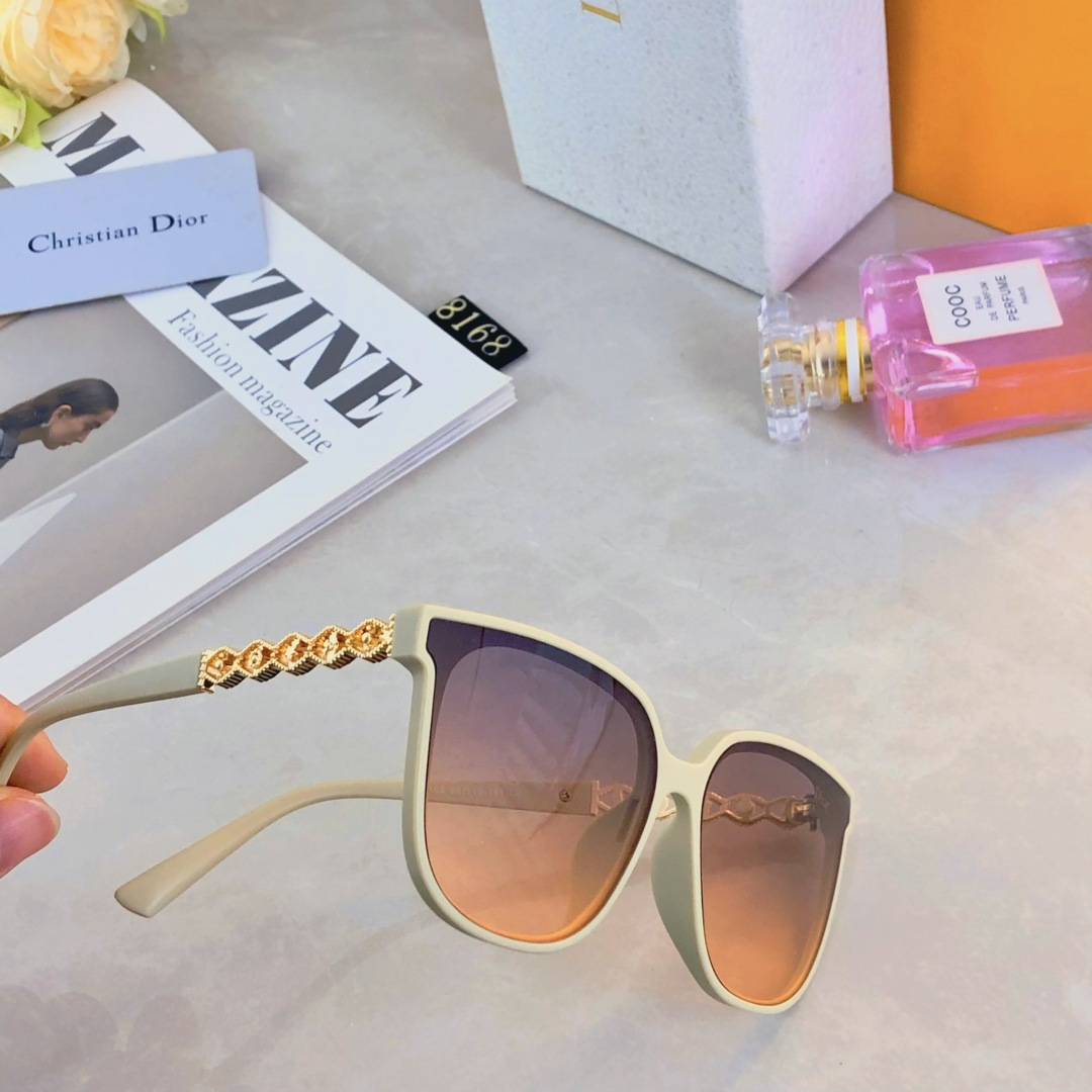 。。Dio*新款墨镜高级感ins网红款防晒太阳镜大框圆脸显瘦眼镜潮流