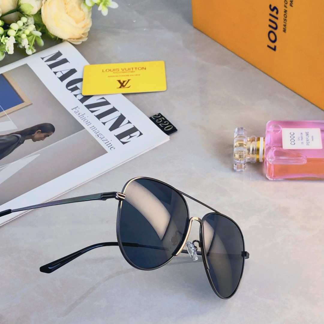 。。Louis vuitto*墨镜男女同款金属高级感百搭显脸小开车防紫外线太阳镜