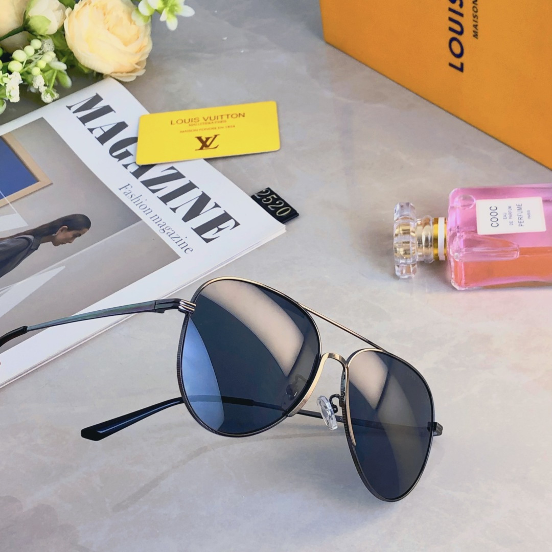 。。Louis vuitto*墨镜男女同款金属高级感百搭显脸小开车防紫外线太阳镜