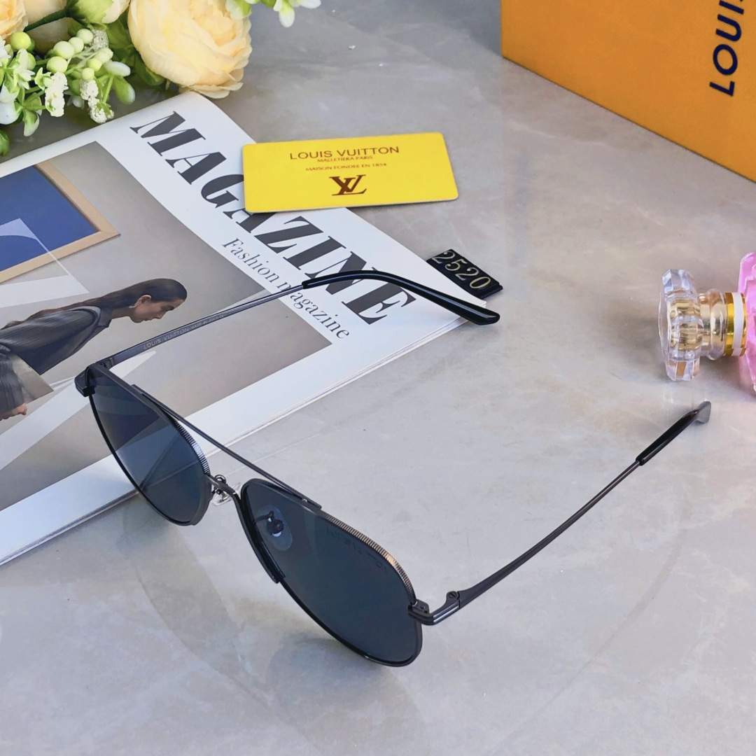 。。Louis vuitto*墨镜男女同款金属高级感百搭显脸小开车防紫外线太阳镜