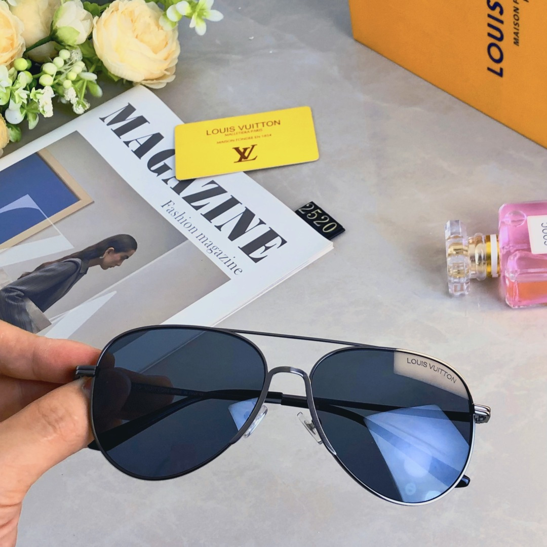 。。Louis vuitto*墨镜男女同款金属高级感百搭显脸小开车防紫外线太阳镜