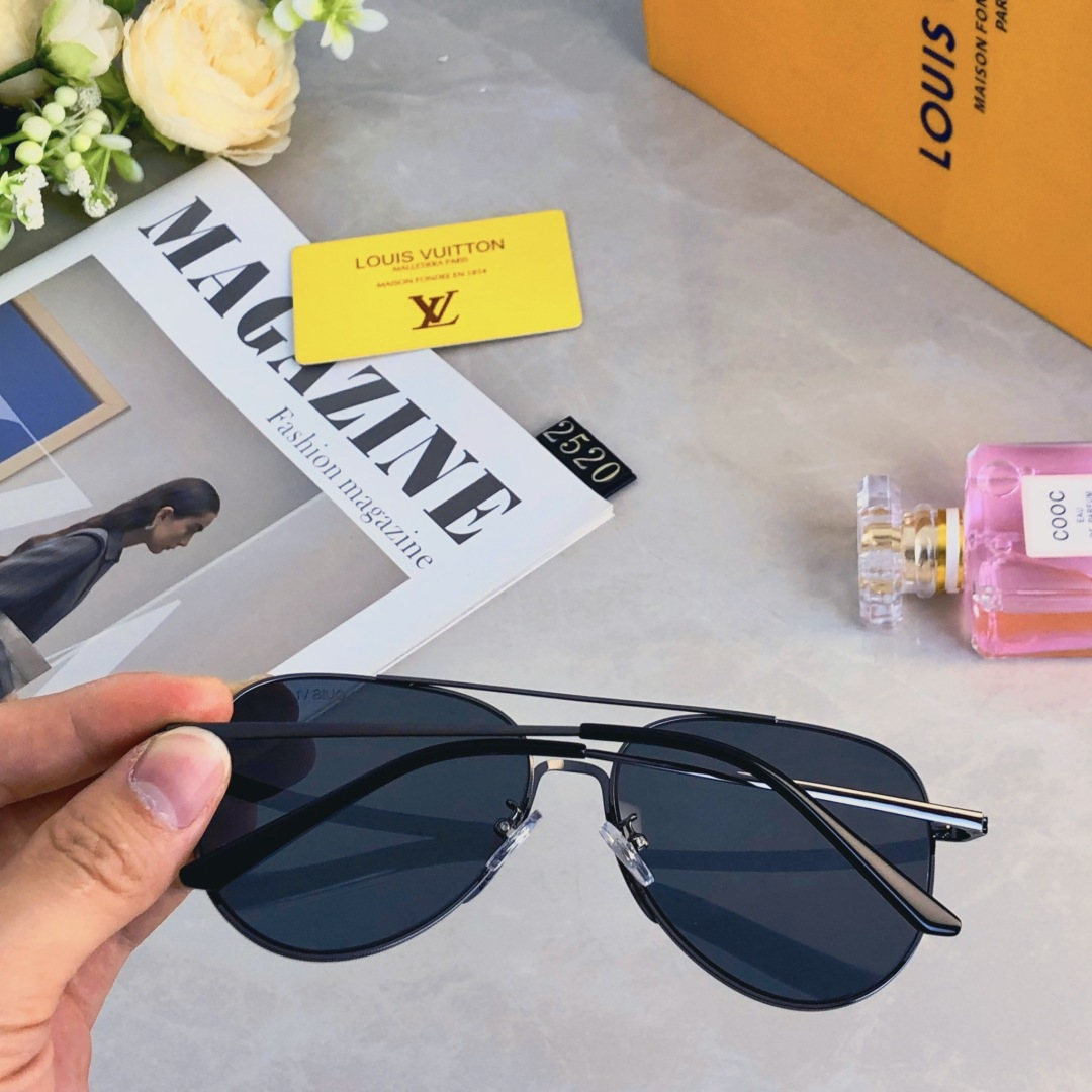 。。Louis vuitto*墨镜男女同款金属高级感百搭显脸小开车防紫外线太阳镜
