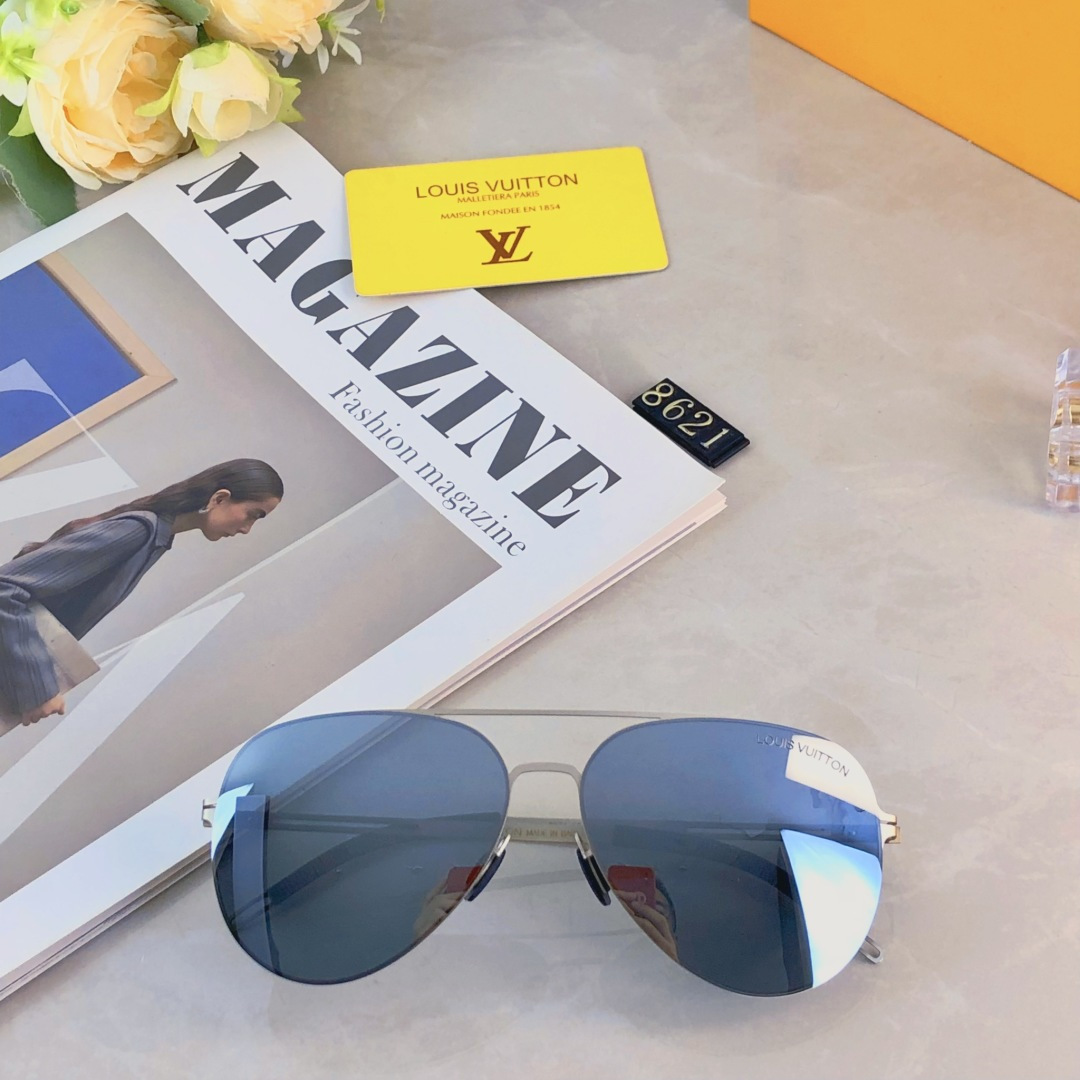 。。Louis vuitto*夏季新品飞行员墨镜高级防紫外线开车驾驶专用偏光太阳眼镜蛤蟆镜