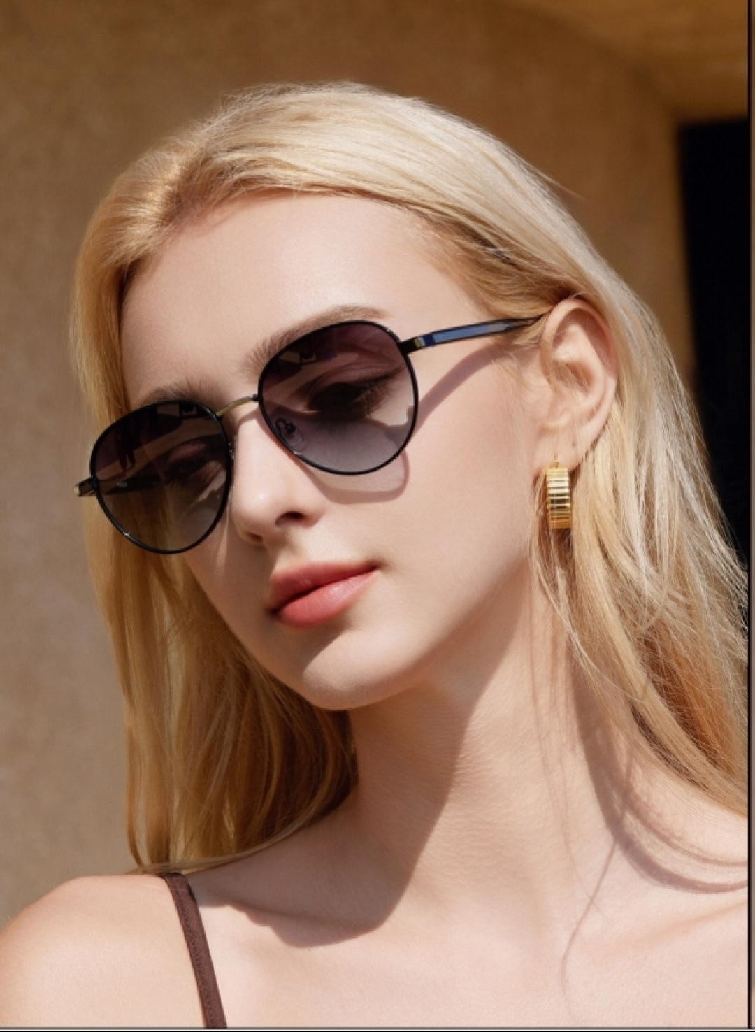 。。Louis vuitto*金属太阳眼镜高级感网红时尚复古UV防紫外线近视墨镜女