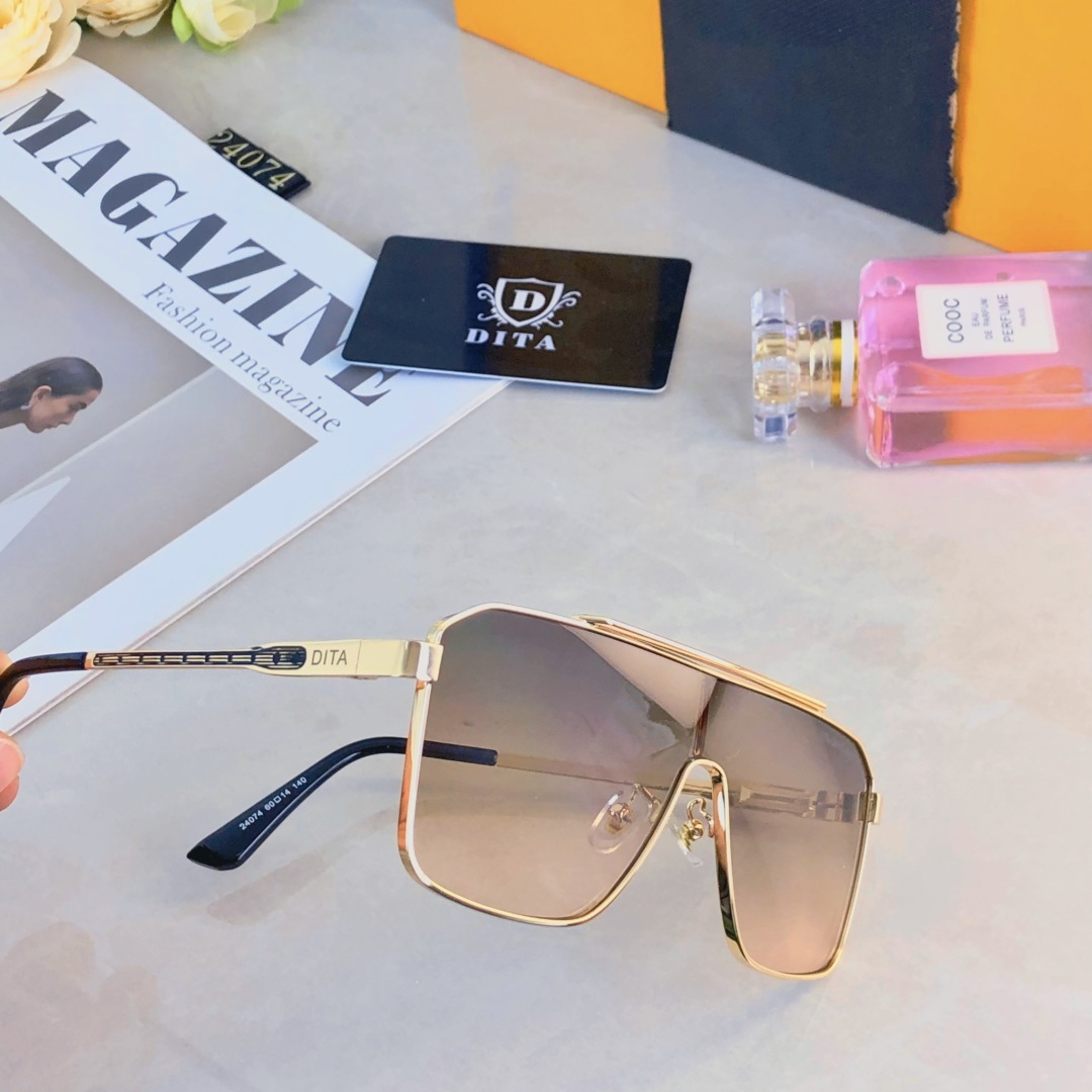 。。DiT*新款大框男女太阳镜 方框驾驶出游度假太阳镜 时尚休闲墨镜