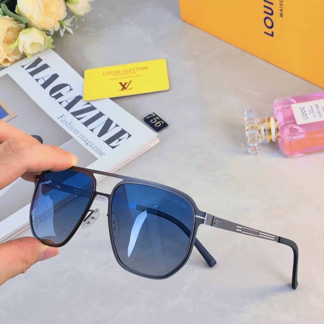 。。LOUISVUITTO*2025新款超轻高清尼龙太阳镜男高级感适合大脸墨镜女防晒防紫外线