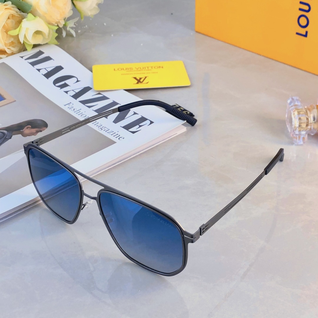 。。LOUISVUITTO*2025新款超轻高清尼龙太阳镜男高级感适合大脸墨镜女防晒防紫外线