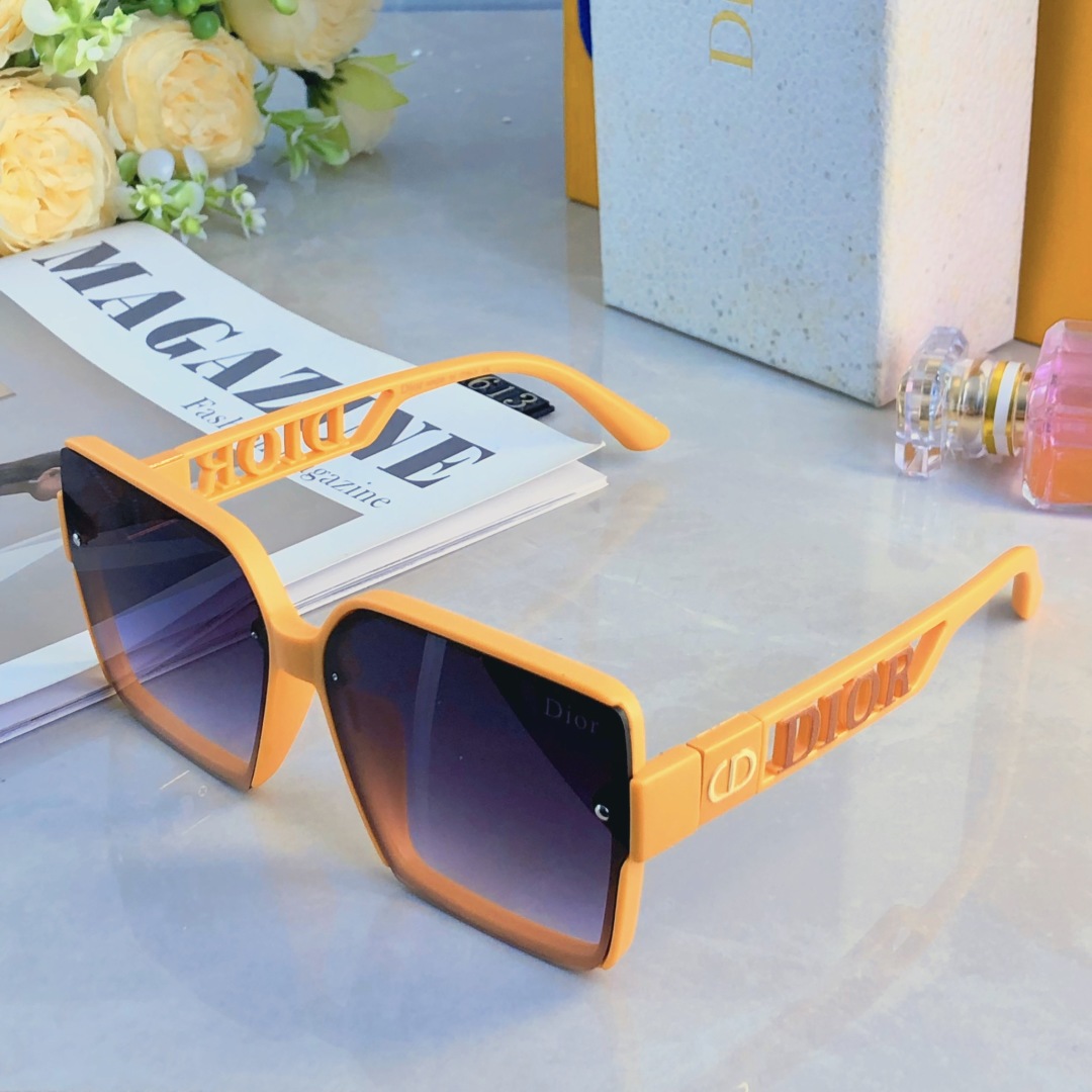 。。DIO*帅气个性拍照长方形大框遮脸太阳眼镜造型情侣开车蹦迪墨镜女