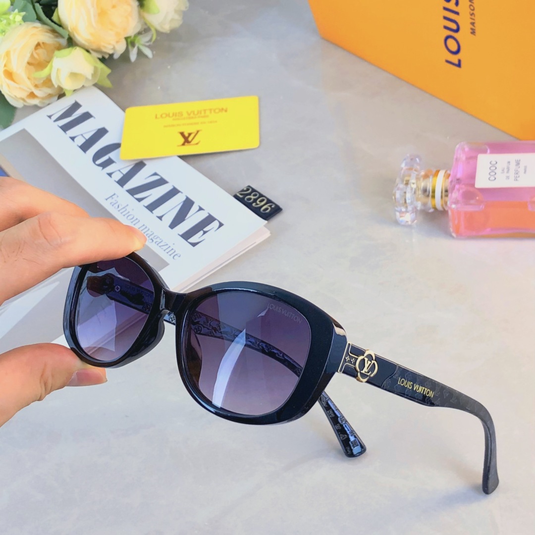 。。LOUISVUITTO*2025新款复古可可镜猫眼夏季遮阳墨镜女款潮辣妹度假太阳眼镜