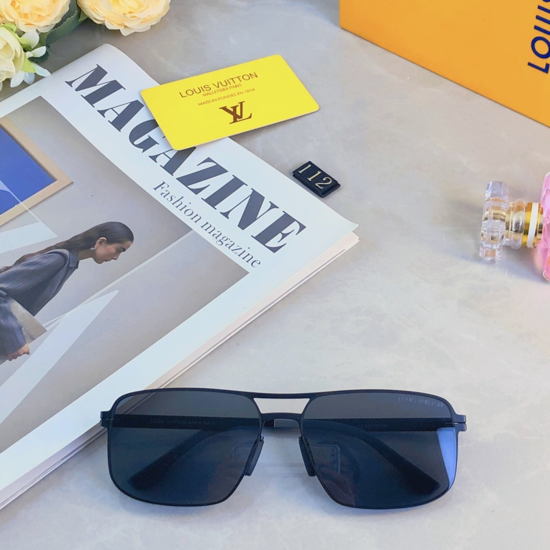 。。LOUISVUITTO*优雅新款偏光太阳镜高级感十足墨镜百搭开车驾驶镜UV400