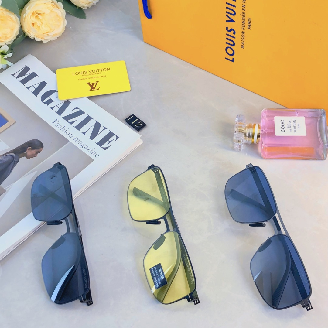 。。LOUISVUITTO*优雅新款偏光太阳镜高级感十足墨镜百搭开车驾驶镜UV400