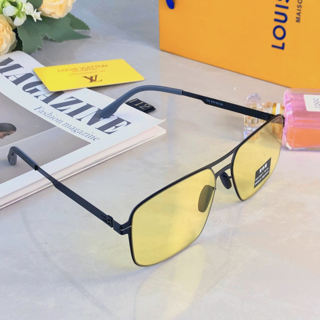 。。LOUISVUITTO*优雅新款偏光太阳镜高级感十足墨镜百搭开车驾驶镜UV400