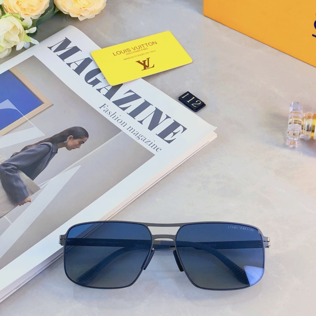 。。LOUISVUITTO*优雅新款偏光太阳镜高级感十足墨镜百搭开车驾驶镜UV400