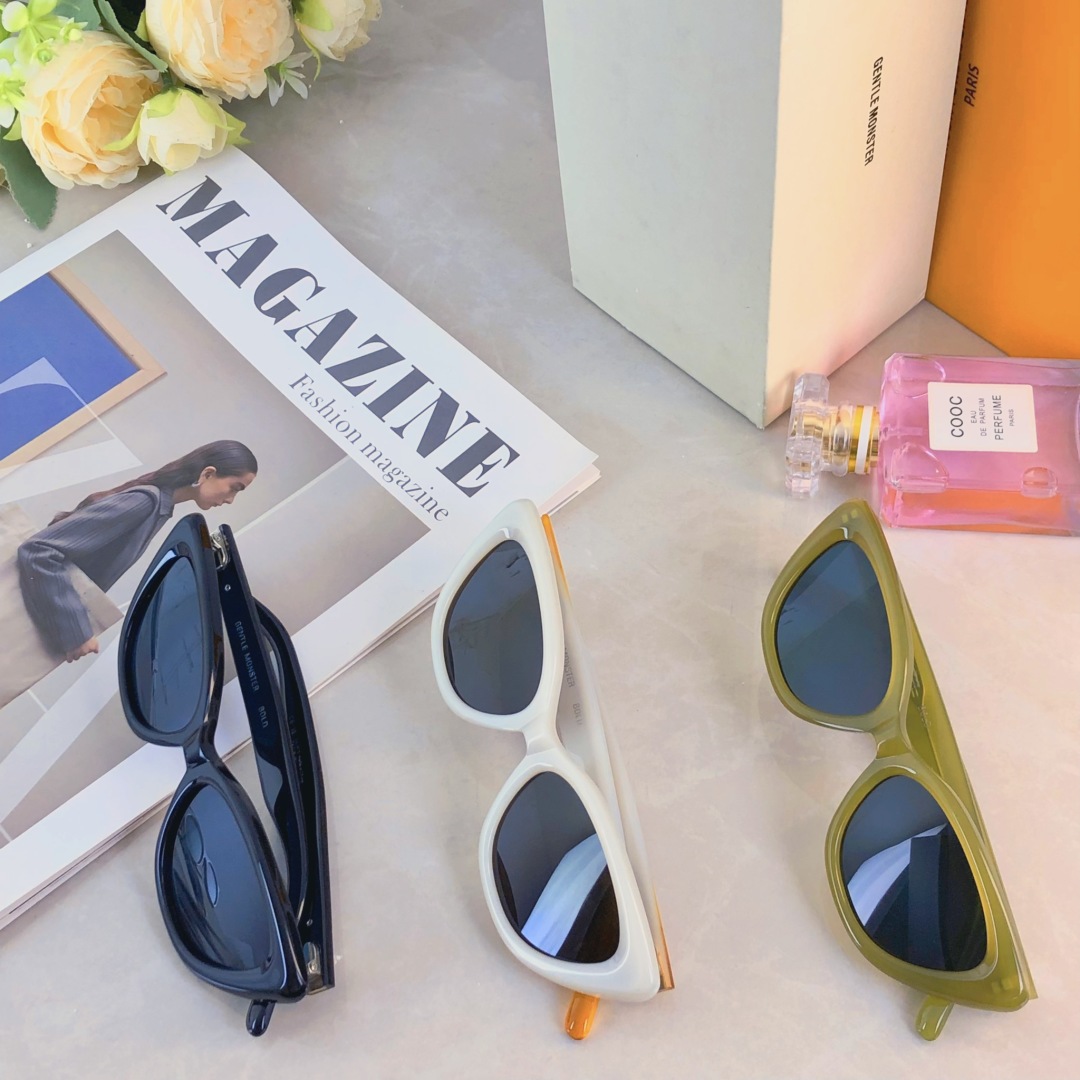 。。欧美风猫眼墨镜女级感潮防紫外线复古百搭显小脸太阳眼镜街拍遮阳