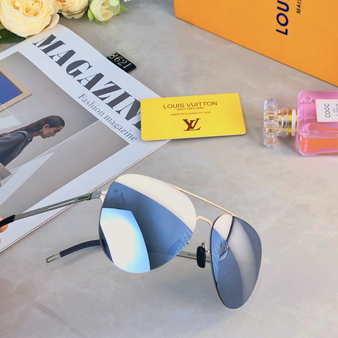 。。Louis vuitto*新款蛤蟆镜 超轻超弹不锈钢无螺丝墨镜 经典尼龙偏光太阳镜