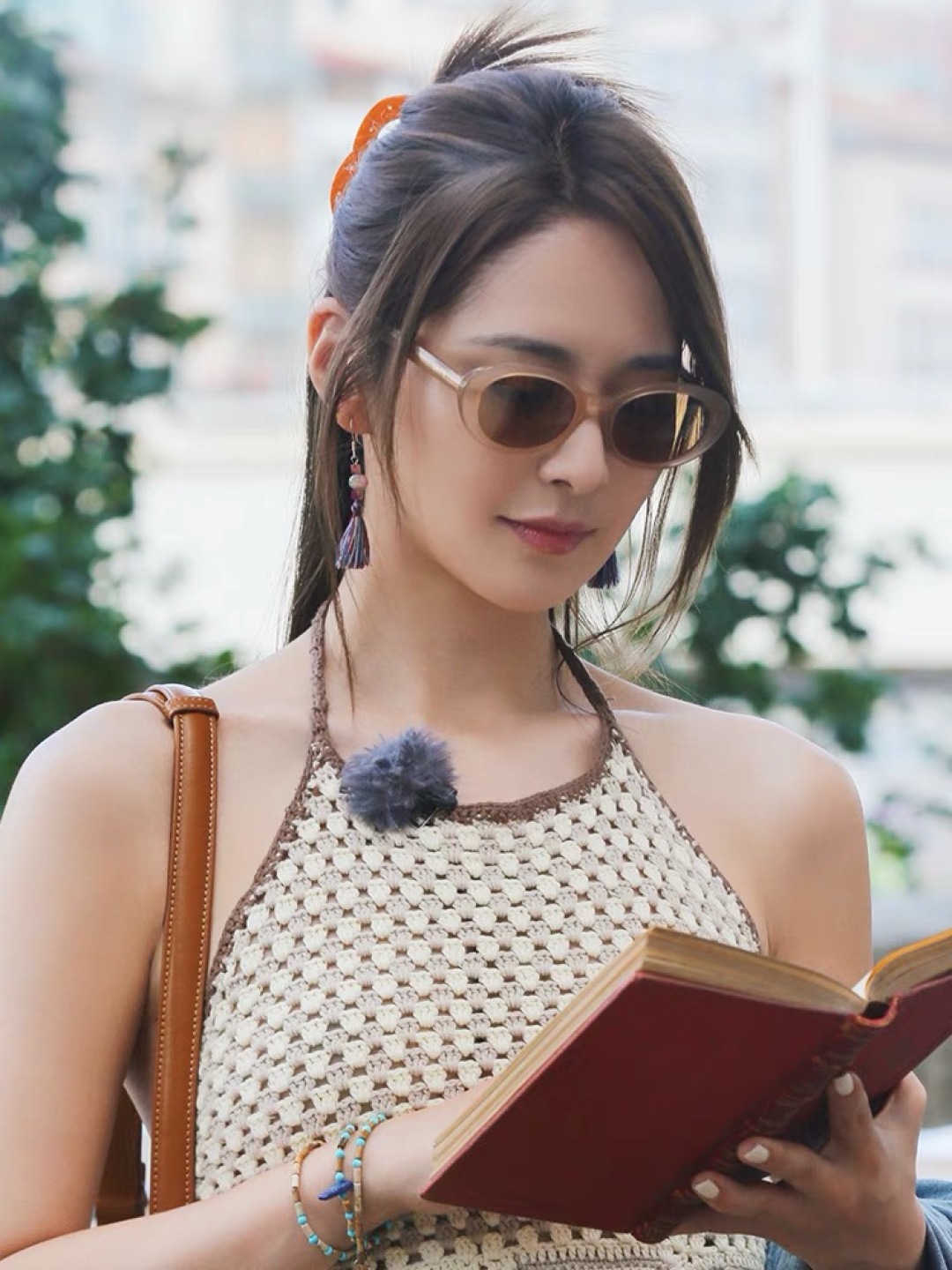 。。Chane*港风复古小椭圆墨镜欧美潮流ins网红款时尚太阳镜女街拍凹造型