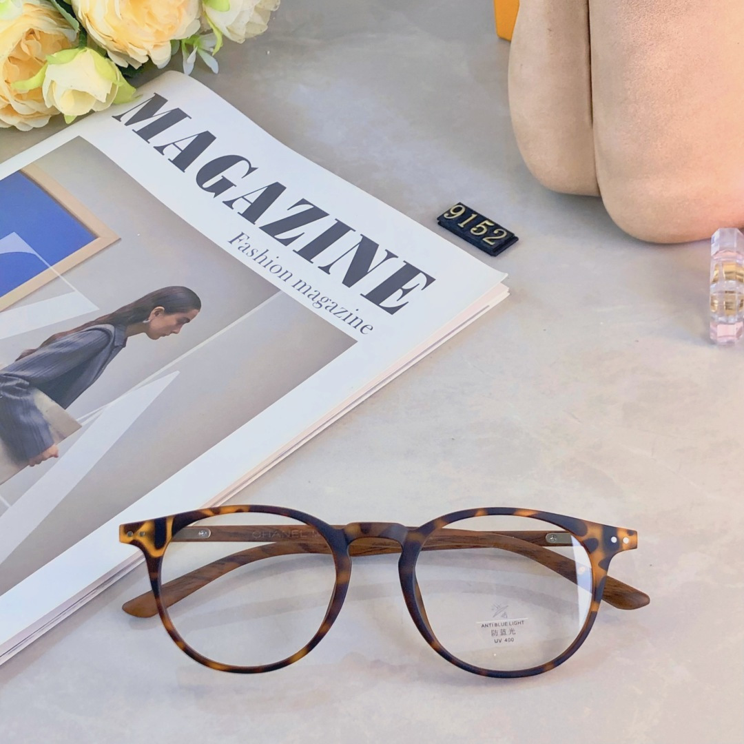 。。Chane*复古椭圆磨砂灰色木纹脚眼镜框男女小脸素颜日系近视眼睛框架手工