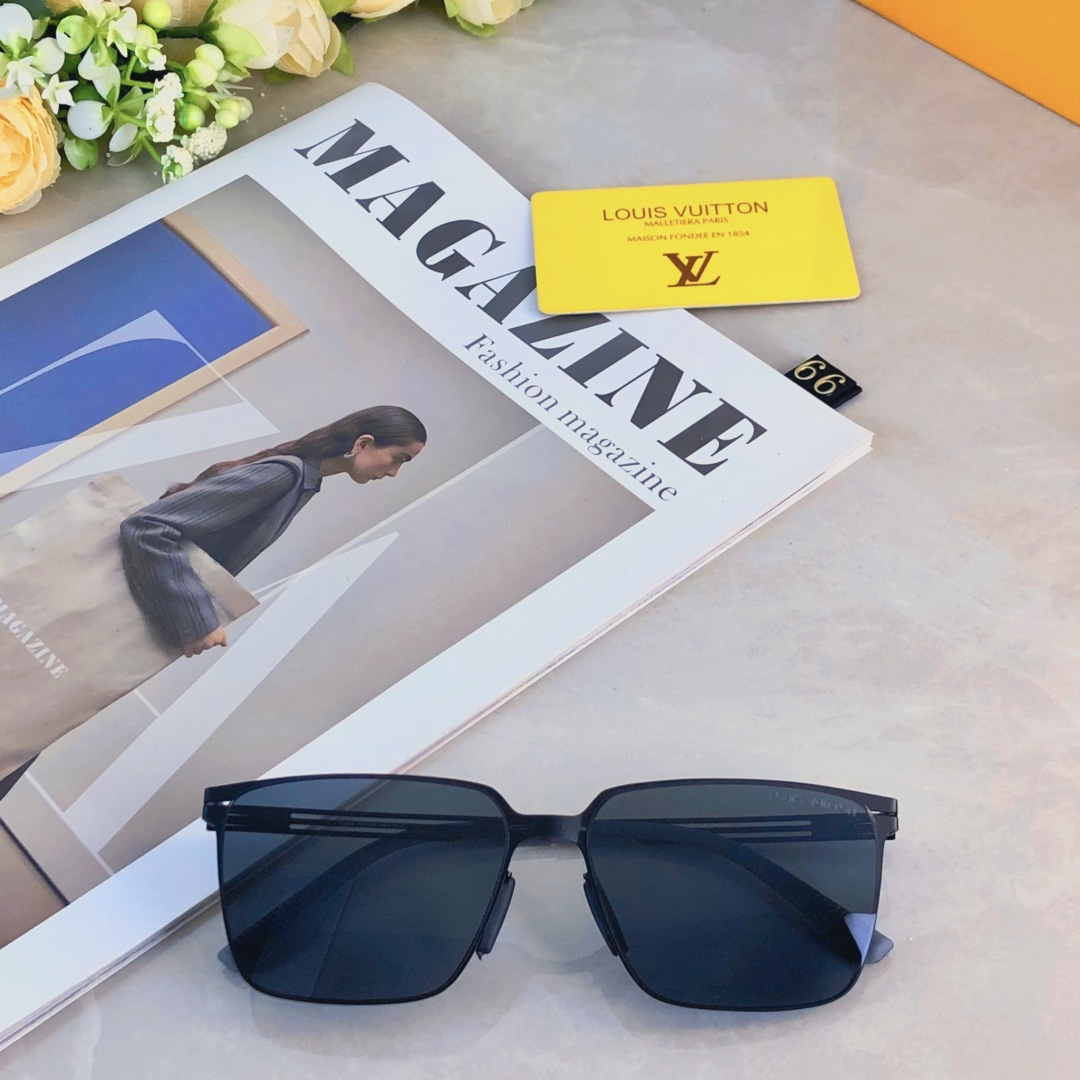 。。Louis vuitto*新款高质感超轻简约高清尼龙镜片太阳镜驾驶偏光墨镜