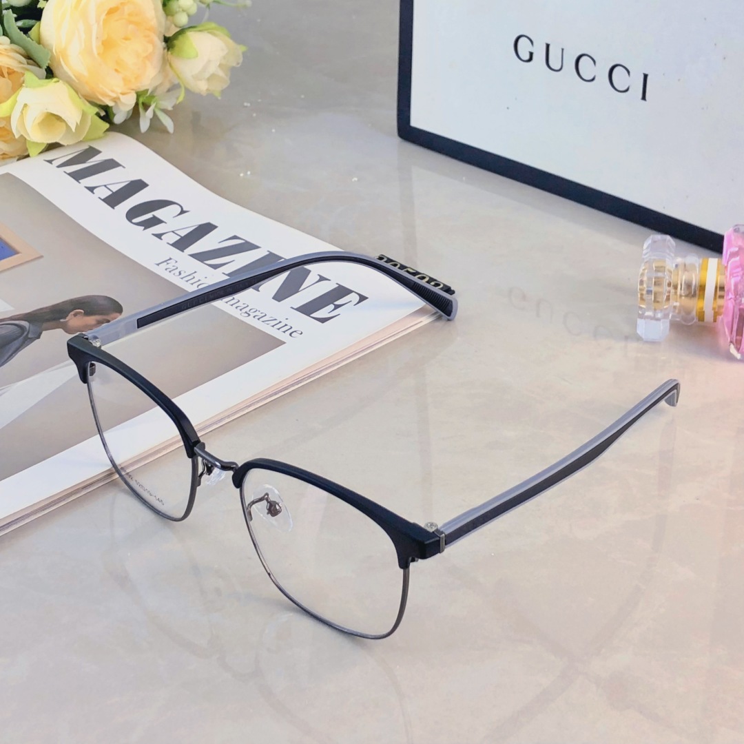 。。情侣超轻半框斯文眼镜近视可配度数痞帅超大框眼睛镜框架大脸显瘦