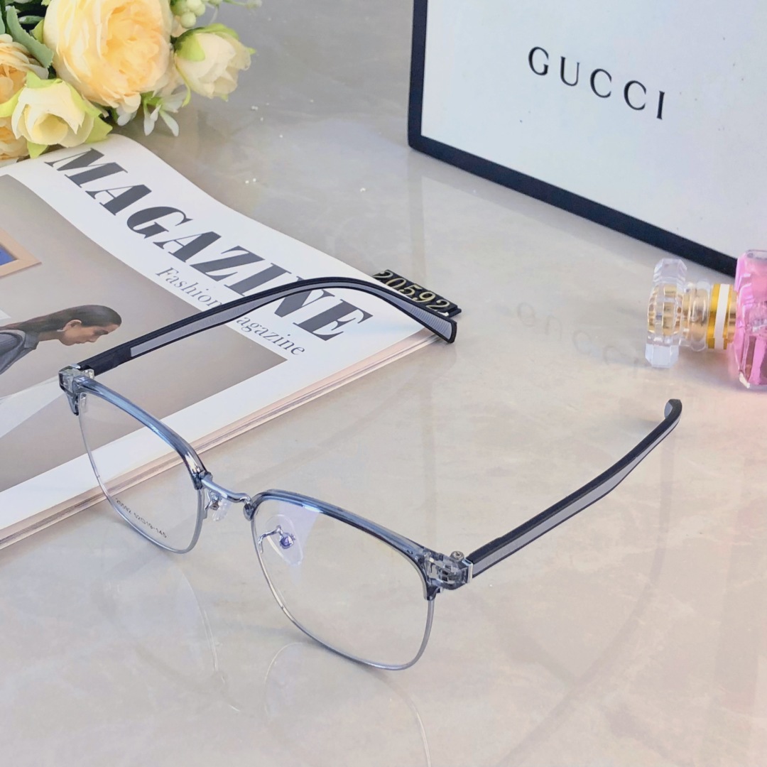 。。情侣超轻半框斯文眼镜近视可配度数痞帅超大框眼睛镜框架大脸显瘦