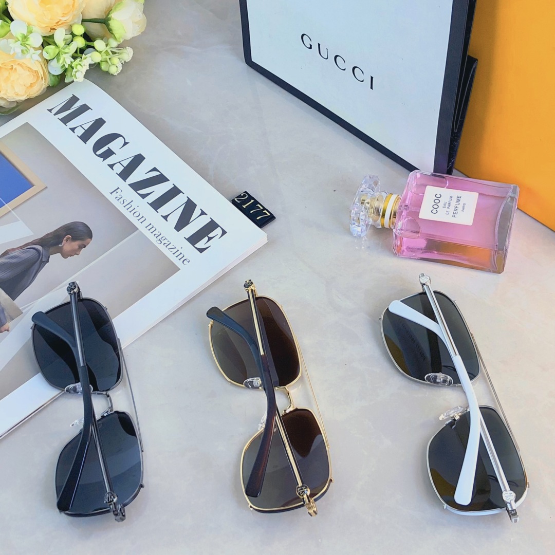 。。Gucc*网红太阳镜男女个性潮海边拍照墨镜百搭大脸显瘦开车防紫外线