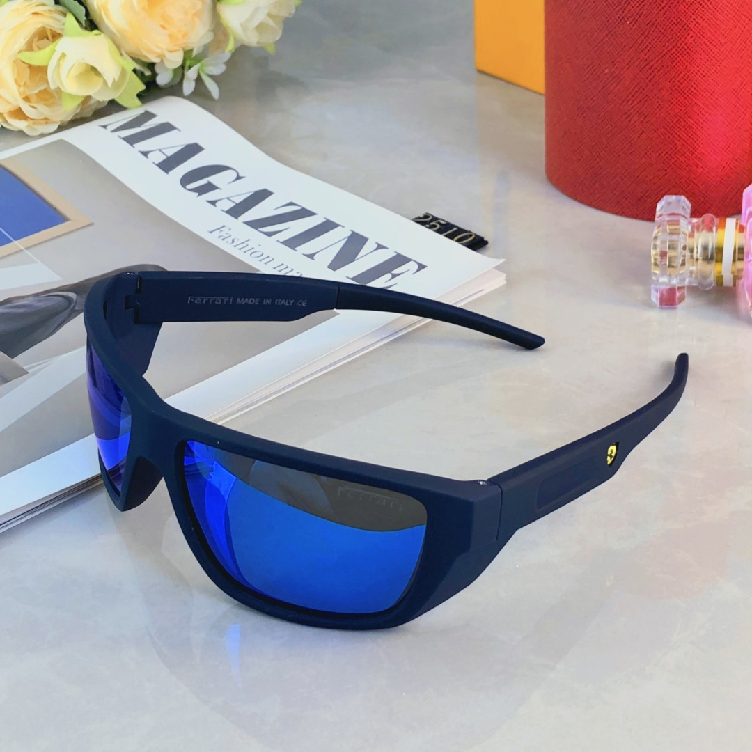 。。Ferrar*新款发箍墨镜小红书推荐Y2K连体高级感走秀款时髦百搭太阳镜潮