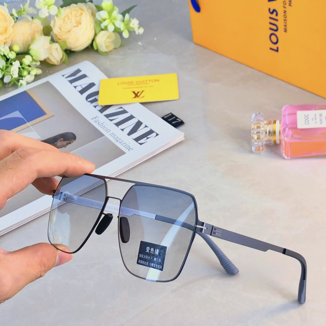 。。Louis vuitto*时尚尼龙偏光太阳镜 潮流金属男款墨镜 超轻司机开车钓鱼遮阳眼镜